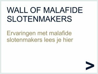Wall of malafide slotenmakers