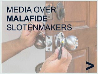 Media over malafide slotenmakers